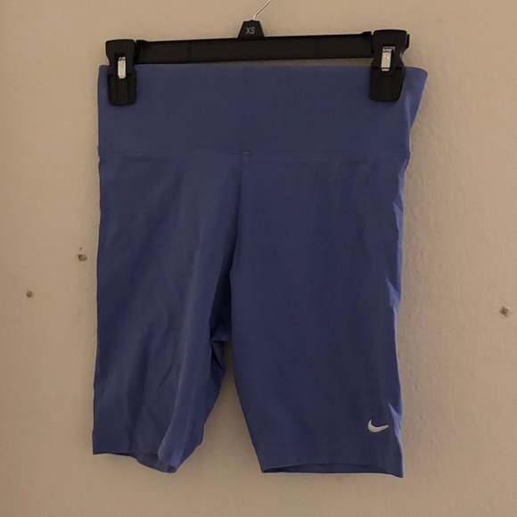 Nike Pants - Nike Women's Light Blue Bike Shorts